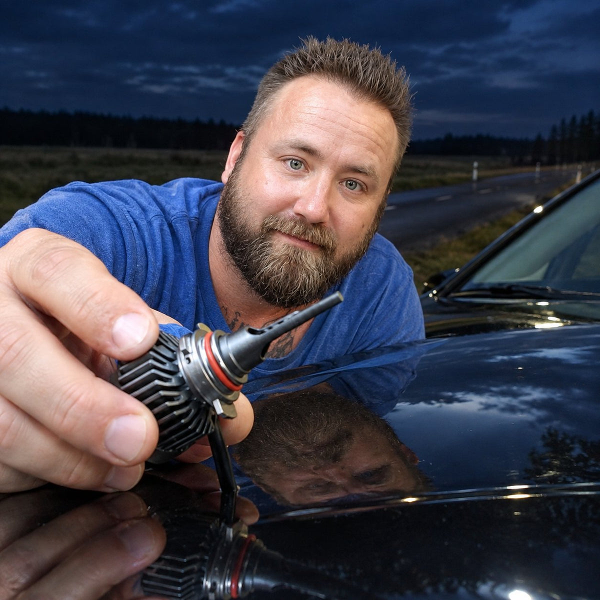 packshot — NordLys™ LED-forlygtepærer – op til 300 % mere lys, plug & play (2 stk.)