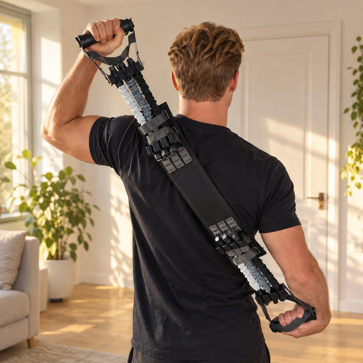 situation — Bærbar bænkpres med modstandsbånd – 70 / 90 kg