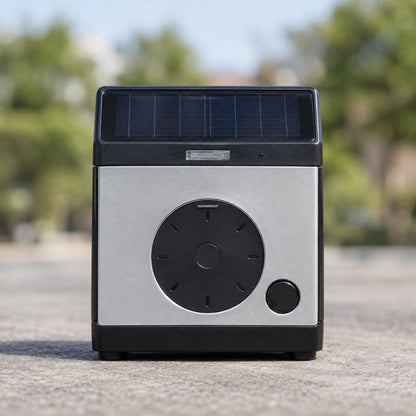 situation — Elektronisk P-skive med solceller – indstiller selv ankomsttiden