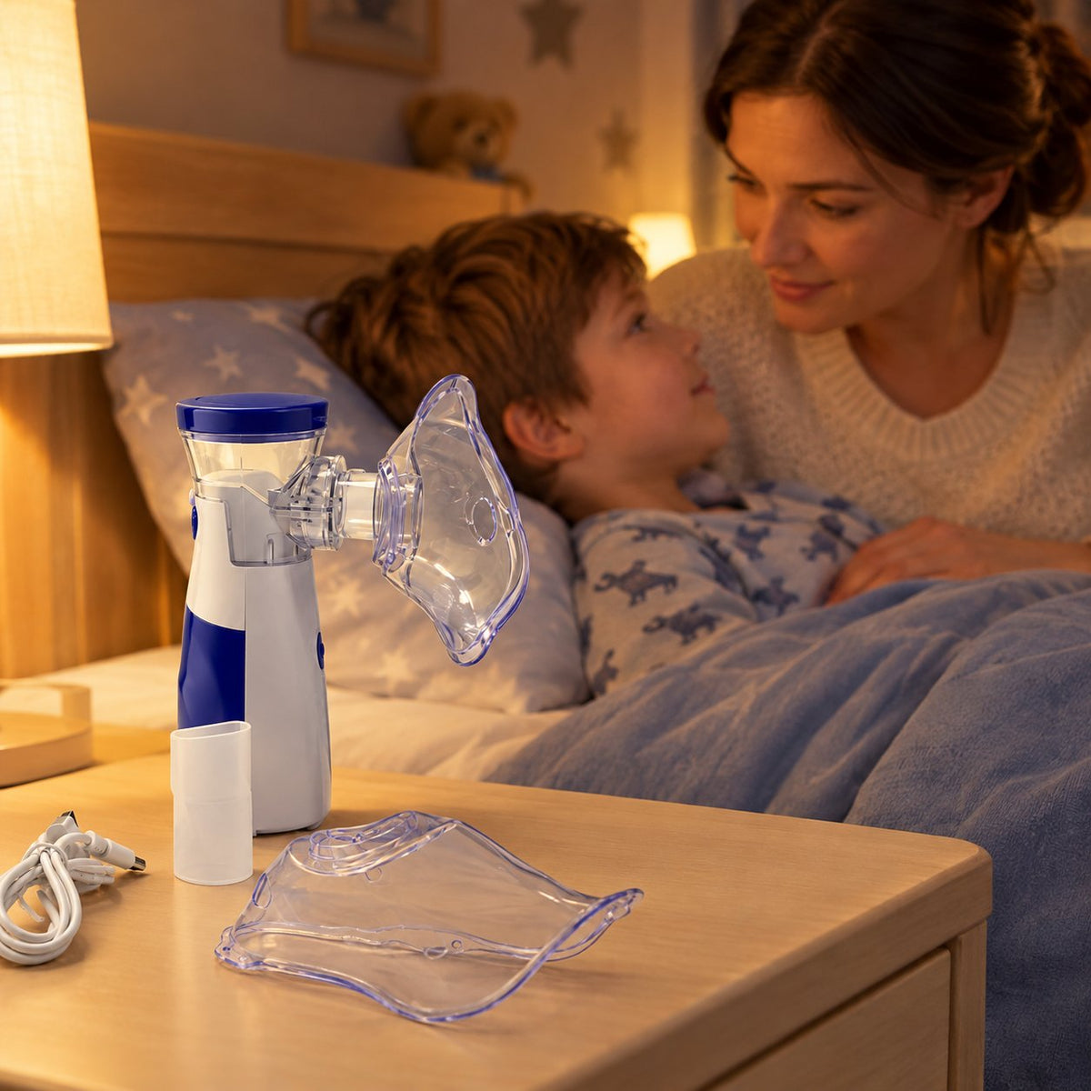 situation — Bærbar Lydsvag Nebulisator – Trådløs med USB-C