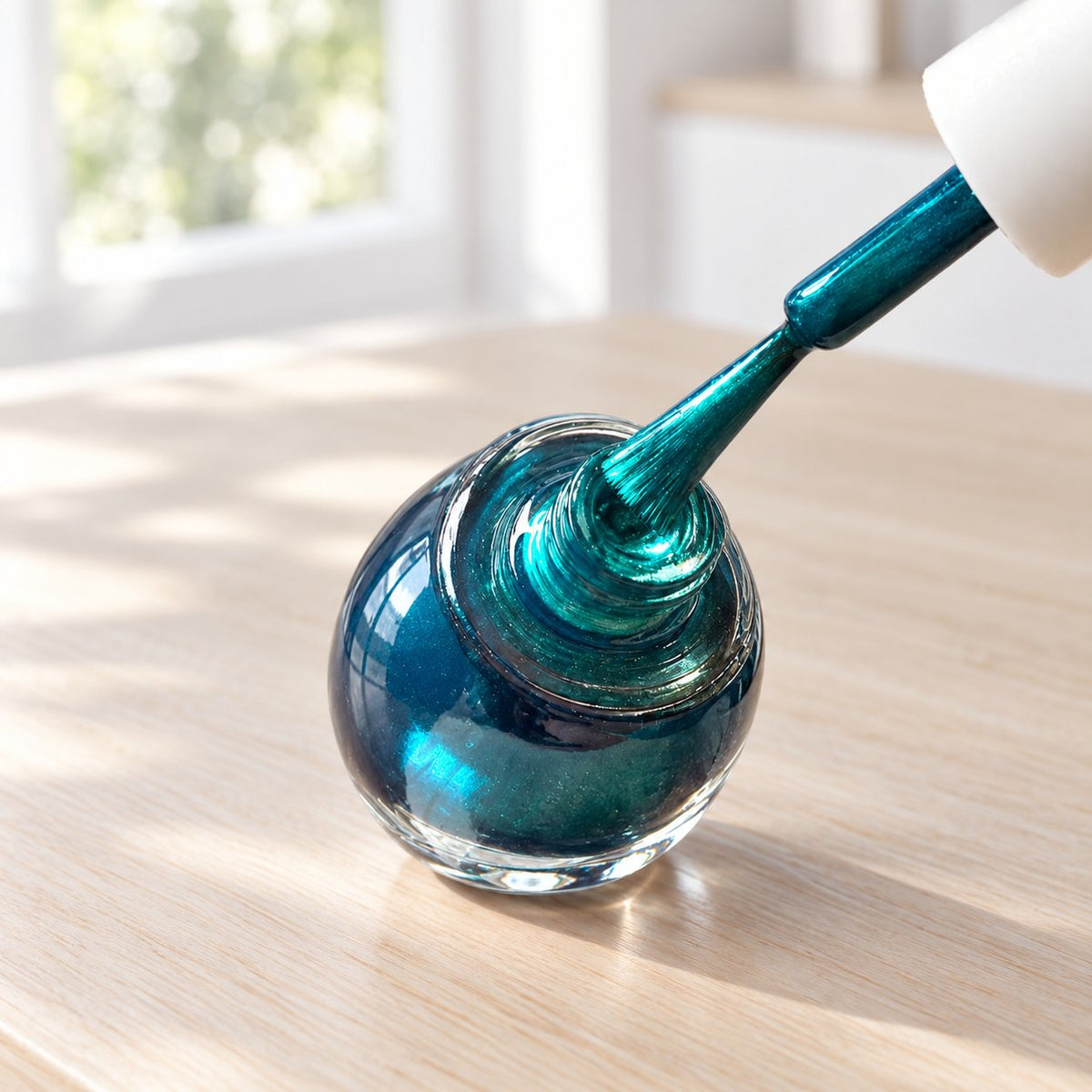 situation — Metallisk neglelak med spejleffekt – krom-finish uden UV-lampe