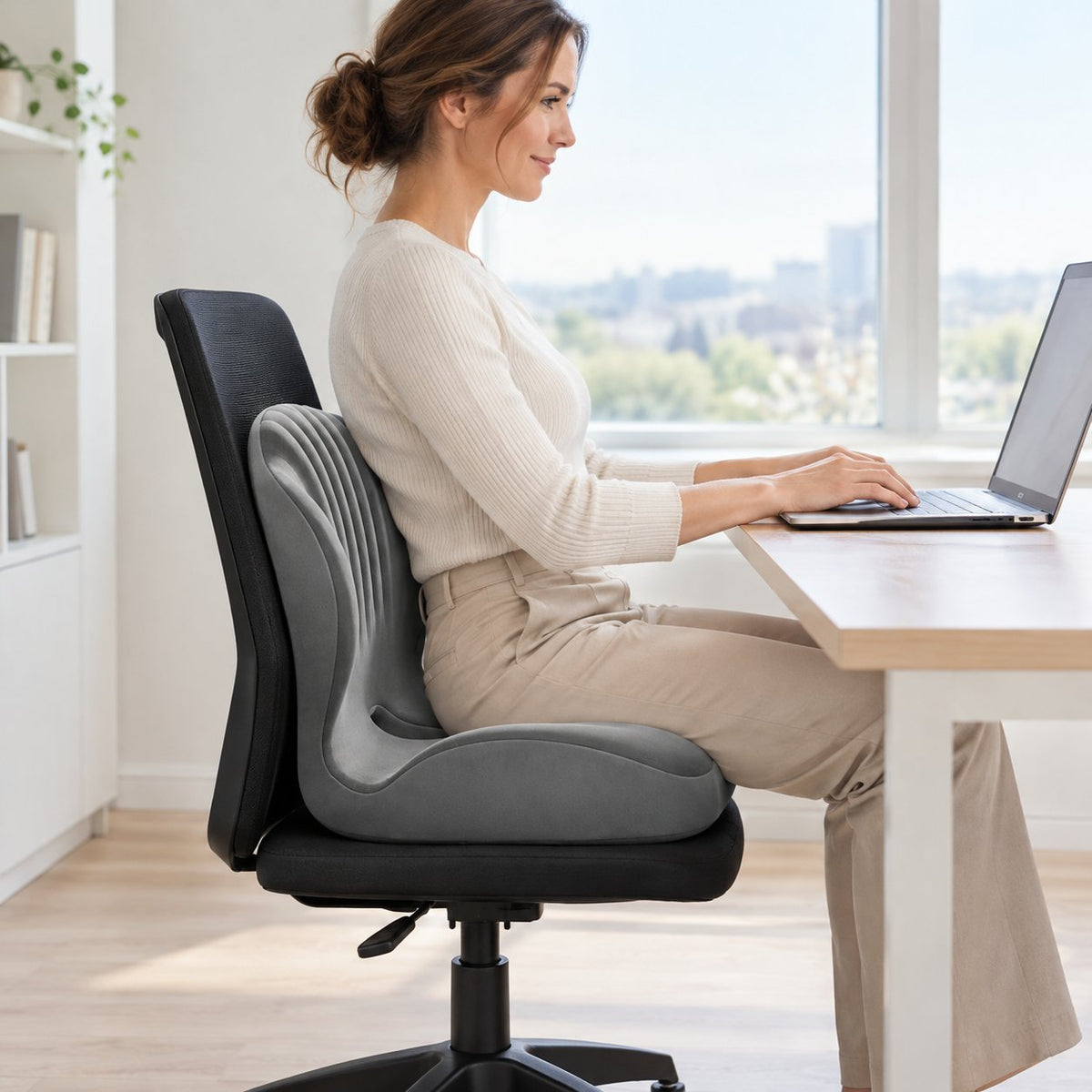 situation — Ergonomisk sædehynde med ryglæn i memory foam