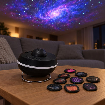 situation — Stjernehimmel Projektor med 13 motivdiske