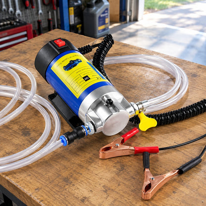 situation — OlieFlow™ – Bærbar olieudsugningspumpe 12V med gratis slangesæt