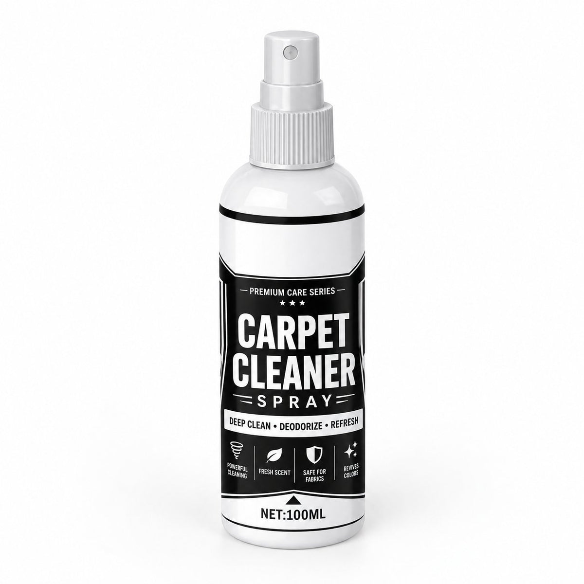 packshot — Tæpperens Spray – dybderens til tæpper, polstring og bilsæder