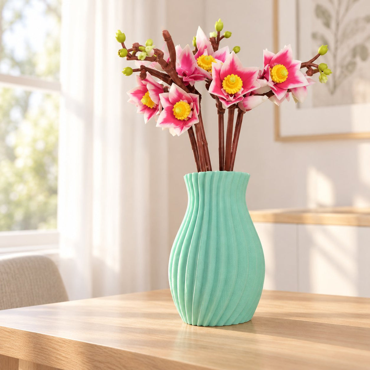 situation — BrikkeVase™ – Vase til LEGO® Botanical-blomster med 17 stilkhuller