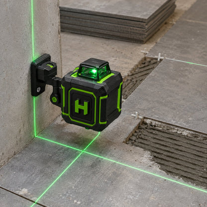 4D selvnivellerende laser, 16 grønne linjer