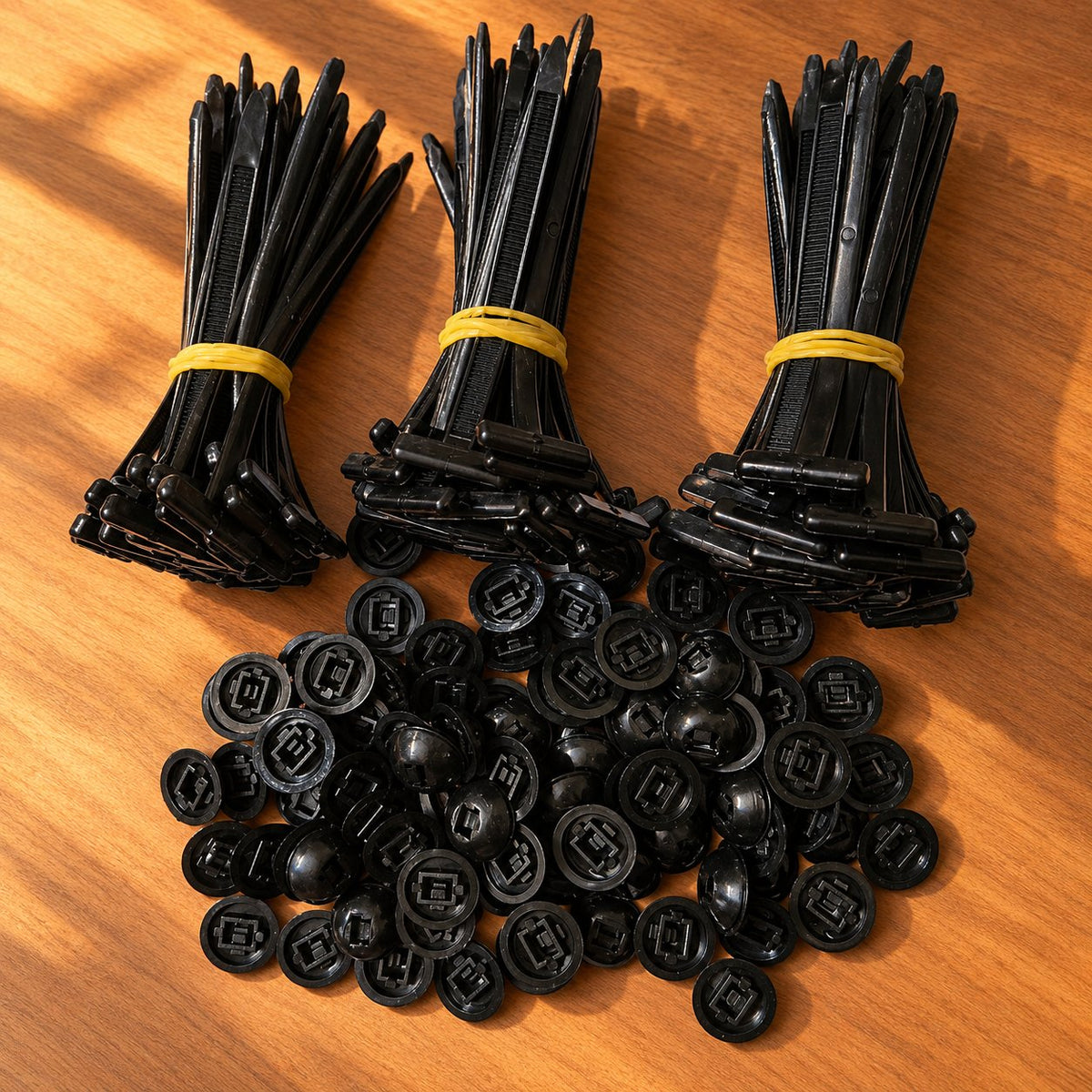 situation — KlikFix™ push clips med kabelbinder – 20 stk