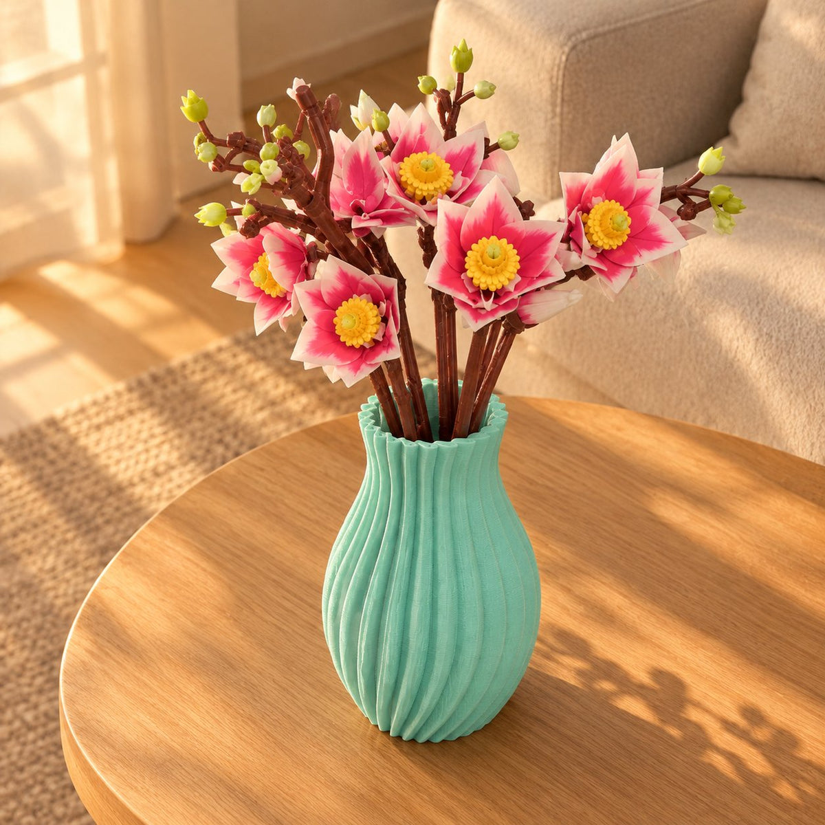 situation — BrikkeVase™ – Vase til LEGO® Botanical-blomster med 17 stilkhuller