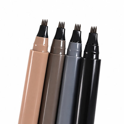 packshot — Vandfast microblading-øjenbrynspen med 4-tandet gaffelspids