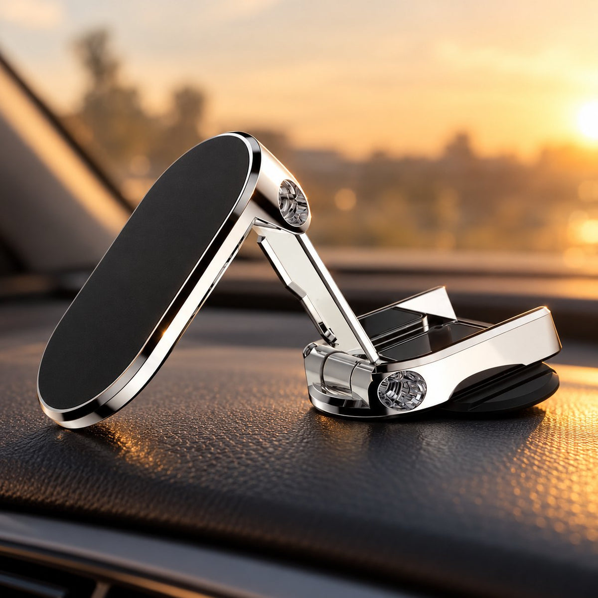 situation — Magnetisk mobilholder til bil – sammenfoldelig 360° i metal