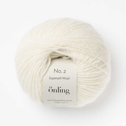 couleur Råhvid — Superfine Merinogarn – 100 % merinould, Super 100's, 25 g