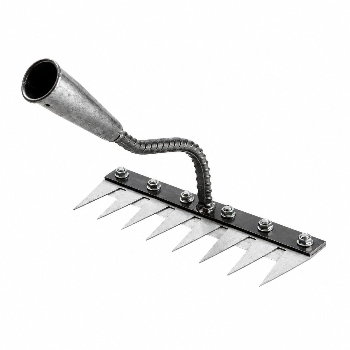 variante 8-tandet — Ukrudtsrive i hærdet kulstofstål – 5, 6, 7 eller 8 tænder