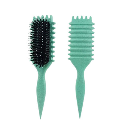 couleur Grøn — Krøllebørste til definerede krøller – anti-frizz stylingbørste